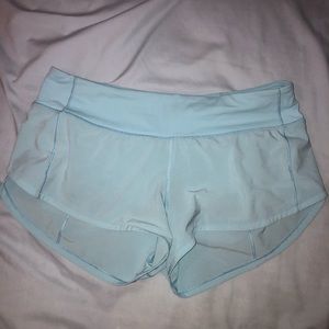 blue lululemon shorts